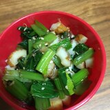 小松菜とちくわの和え物